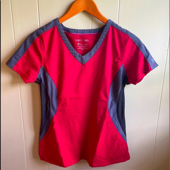 Purple Label by Healing Hands Scrub Top - Picture 3 of 3